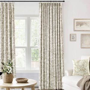 Ivory classic farmhouse style curtains