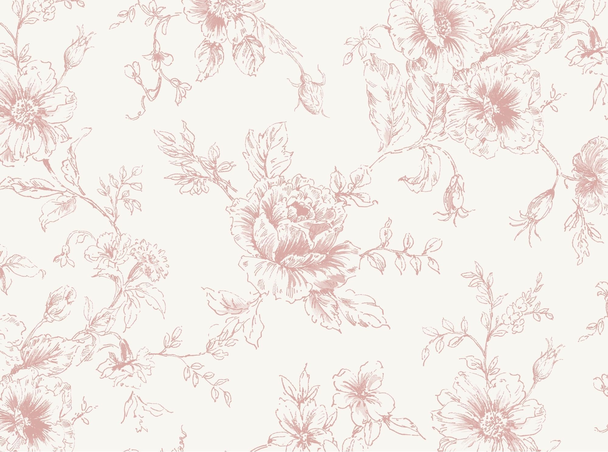 Pink rose bouquet curtains - Image 3